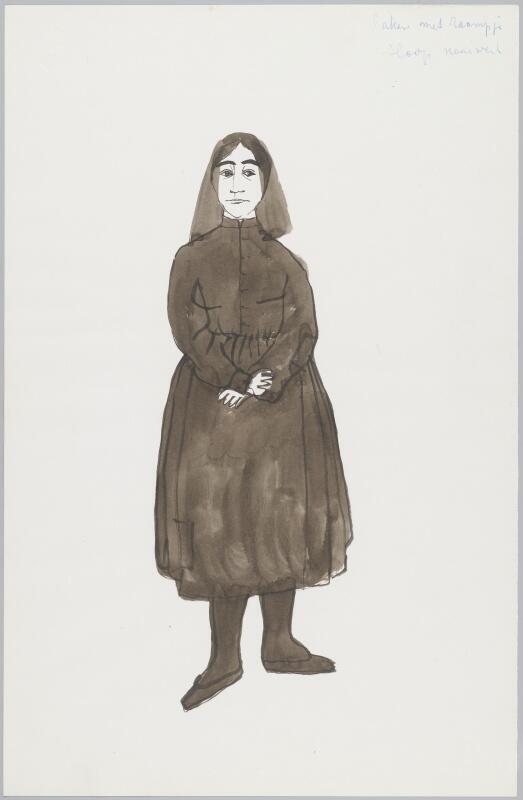 Kostuumontwerp voor Het huis van Bernarda Alba