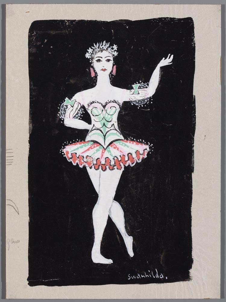 Kostuumontwerp voor Ethéry Pagava als Swanhilda in Coppélia