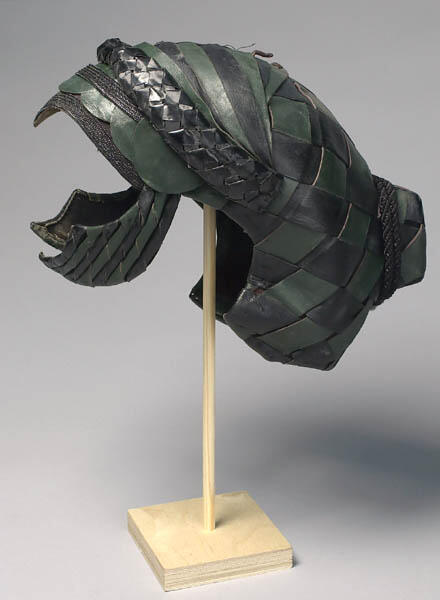 Helm gedragen door Siem Vroom als Oidipous 1 of Teiresias 2  in Oidipous Oidipous (Harry Mulisch)