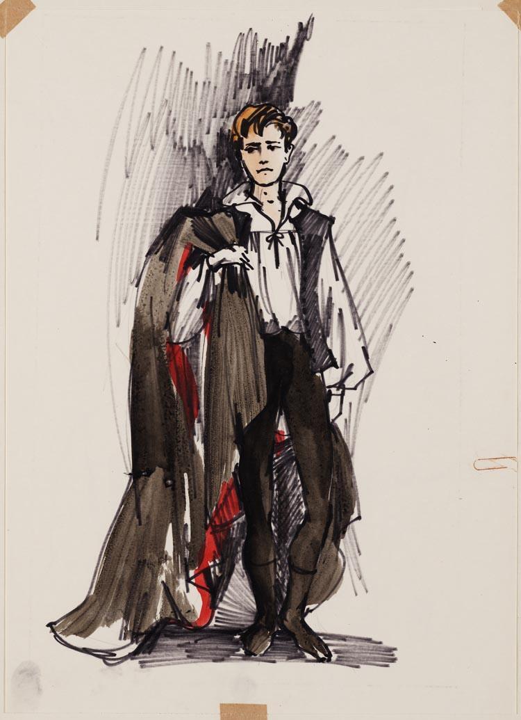 Kostuumontwerp voor Rusalka (Antonin Dvorak) door Jan Skalicky