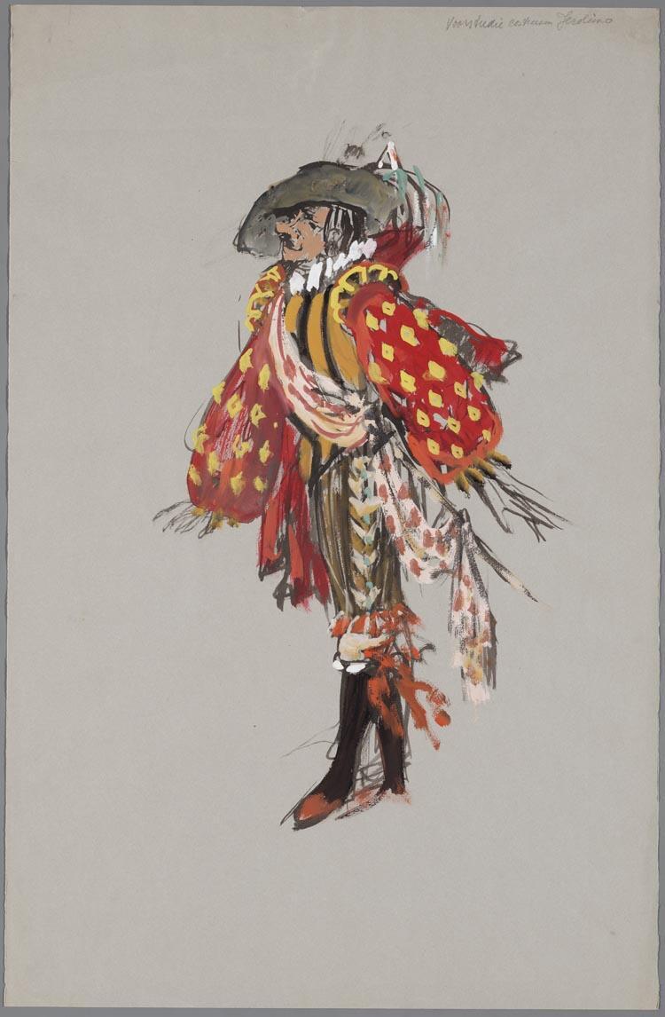 Kostuumontwerp voor De Spaansche Brabander (Gerbrand Adriaensz Brederoo)