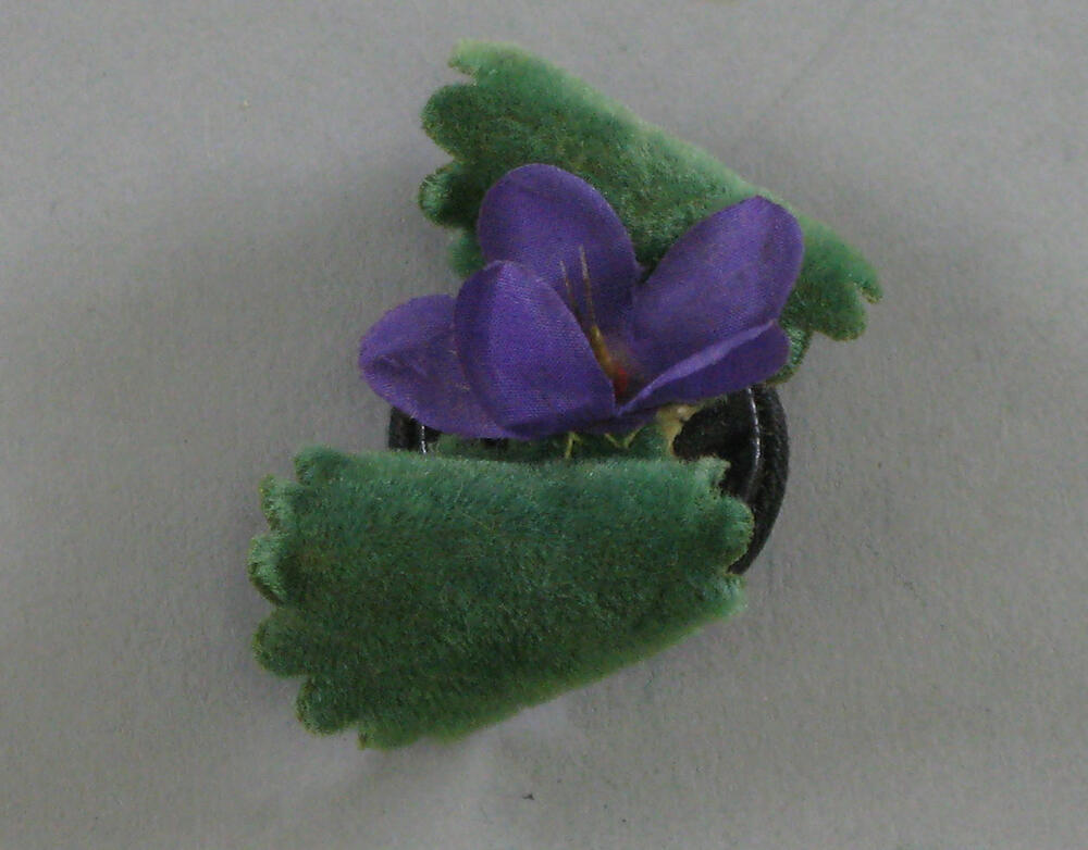 Kleine corsage gebruikt bij de Vondelfeesten, 13-19 oktober 1867