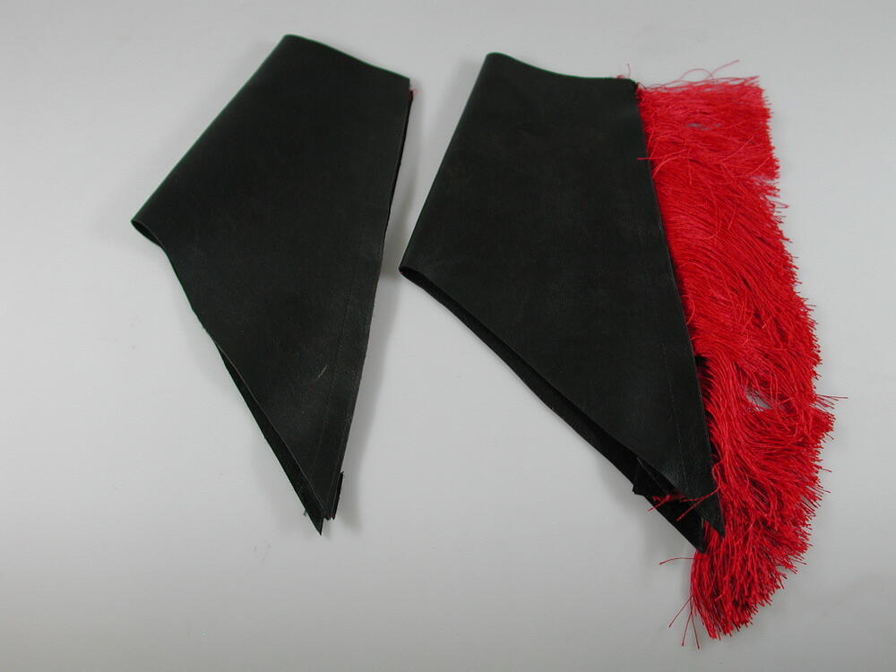 Kostuum van Dirk van den Broek-materiaal (armkappen)