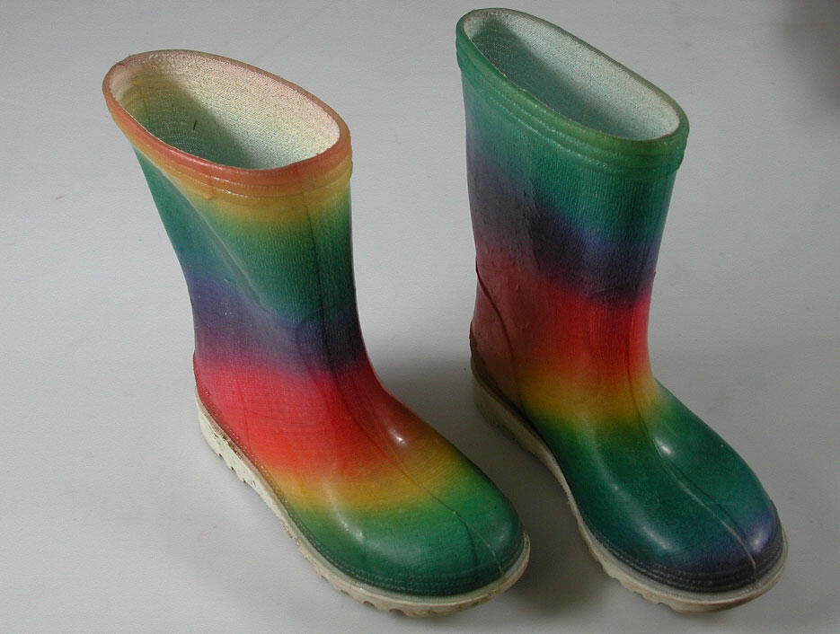 Biografisch verzamelen: Eva Schoonings, Koninginnedag 2004 (regenbooglaarsjes)