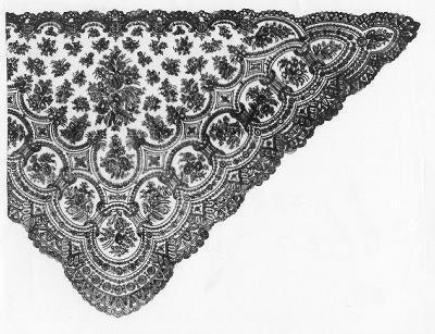 Mantille (zwart)