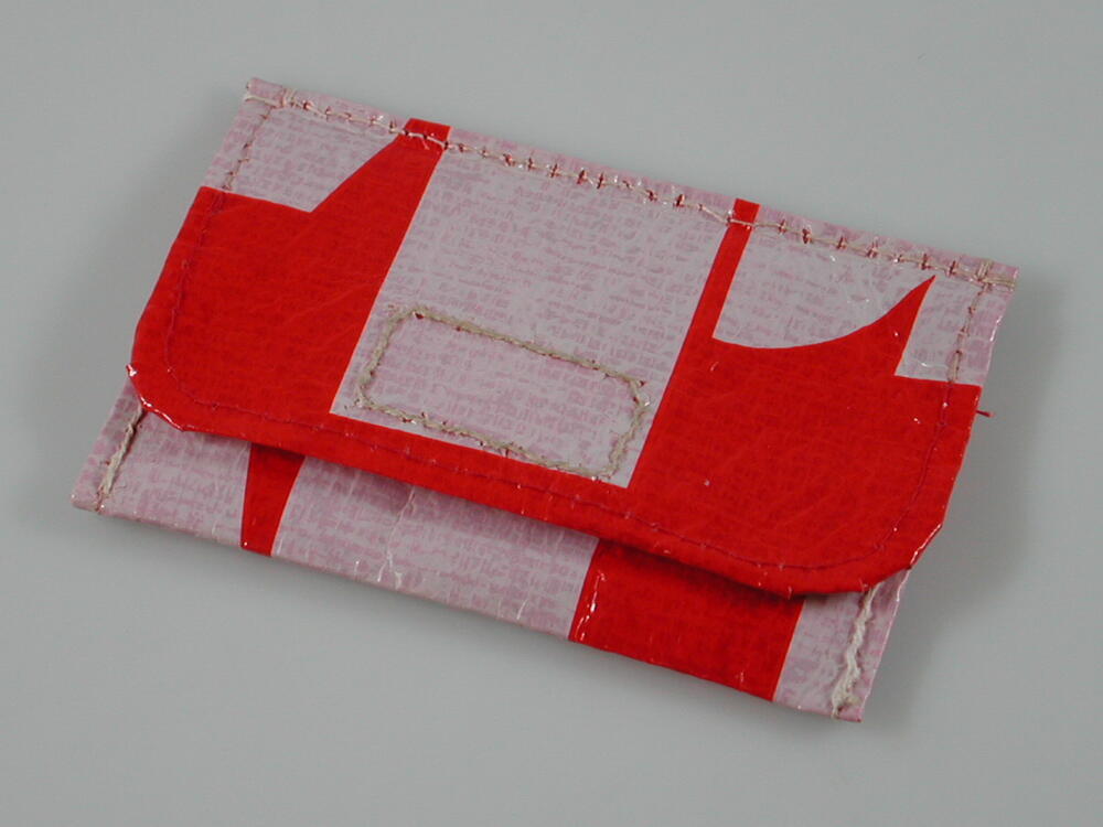 Kostuum van Dirk van den Broek-materiaal (portemonnee)