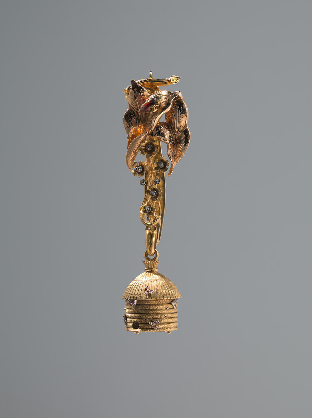 Horloge met châtelaine