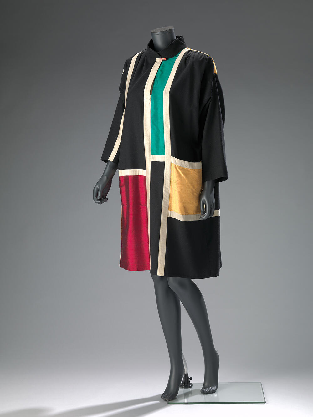 Damesjapon in Mondriaan-vlakken