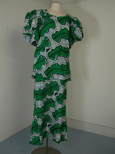 Ghanese jurk, tweedelig