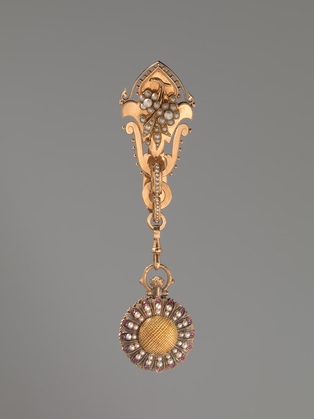 Horloge met châtelaine
