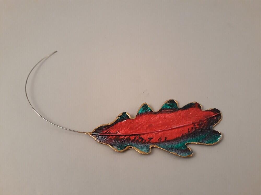 Broche 'Eikeblad'
