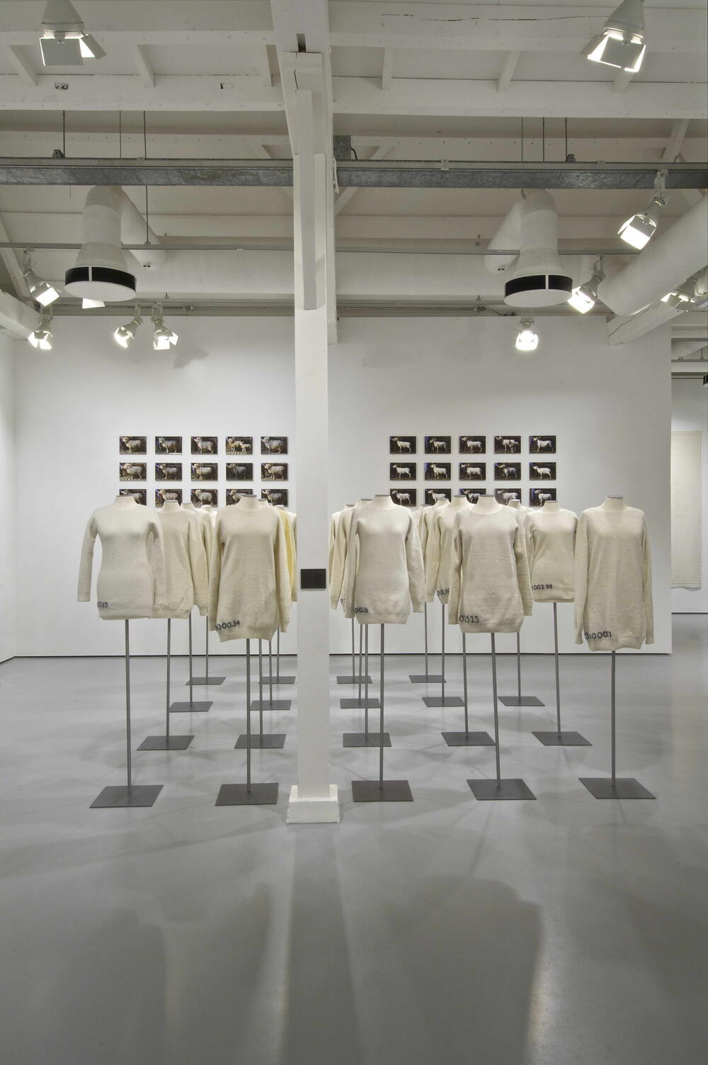 'One sheep sweaters', installatie