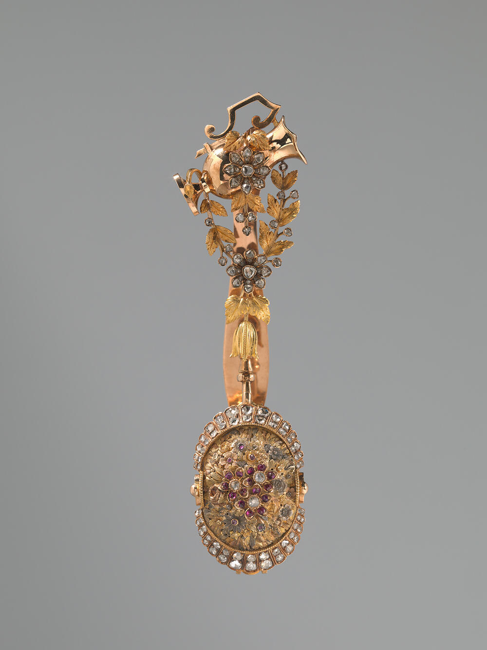 Horloge met châtelaine