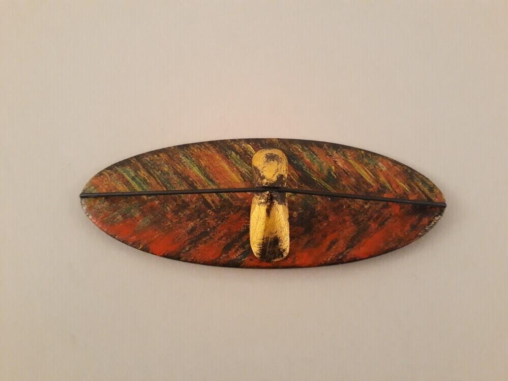 Schild-broche