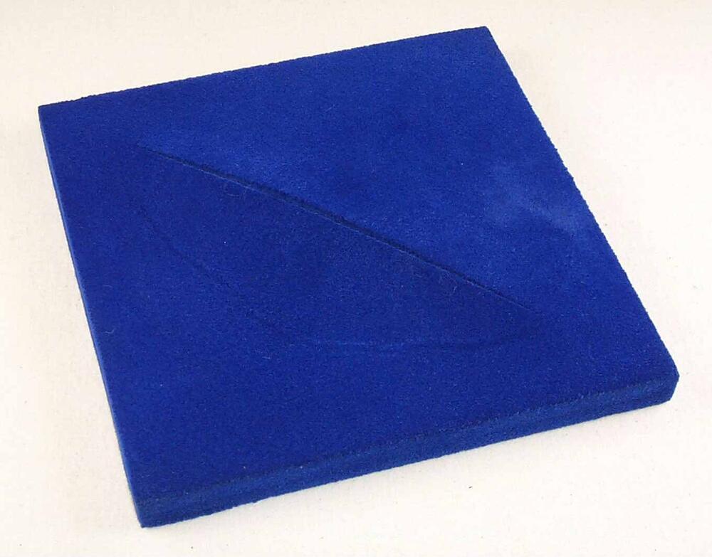 'Envelop-hoed' (blauw)