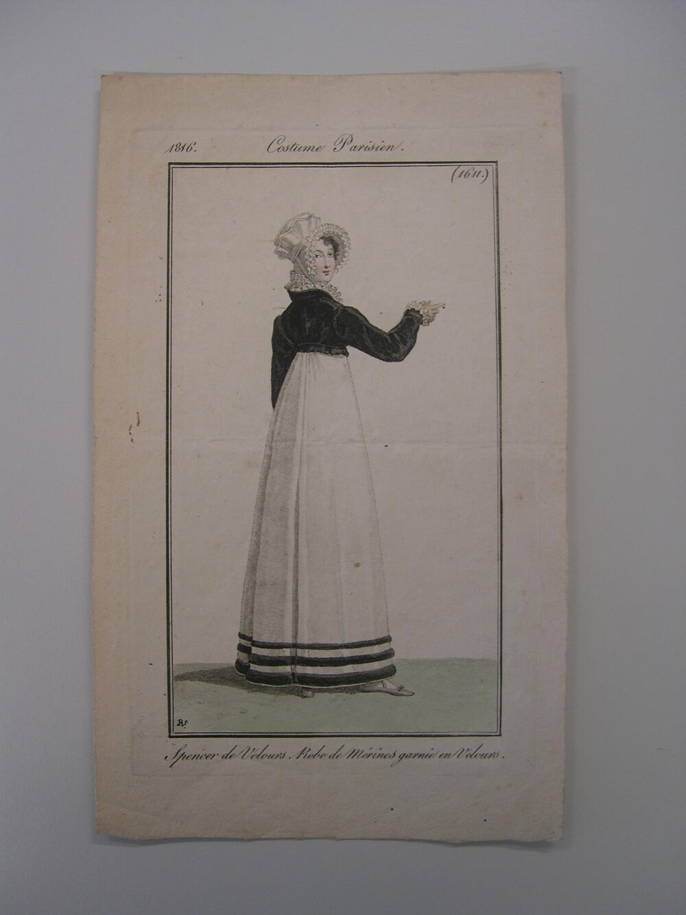 Spencer de Velours, prent uit: Costume Parisiens