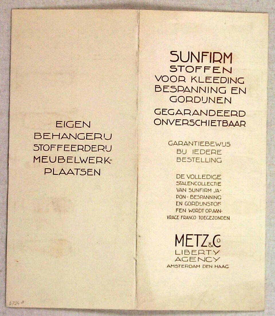 Sunfirmstoffen, stalenkaart