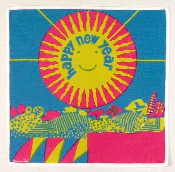 Zakdoek 'Happy new year'