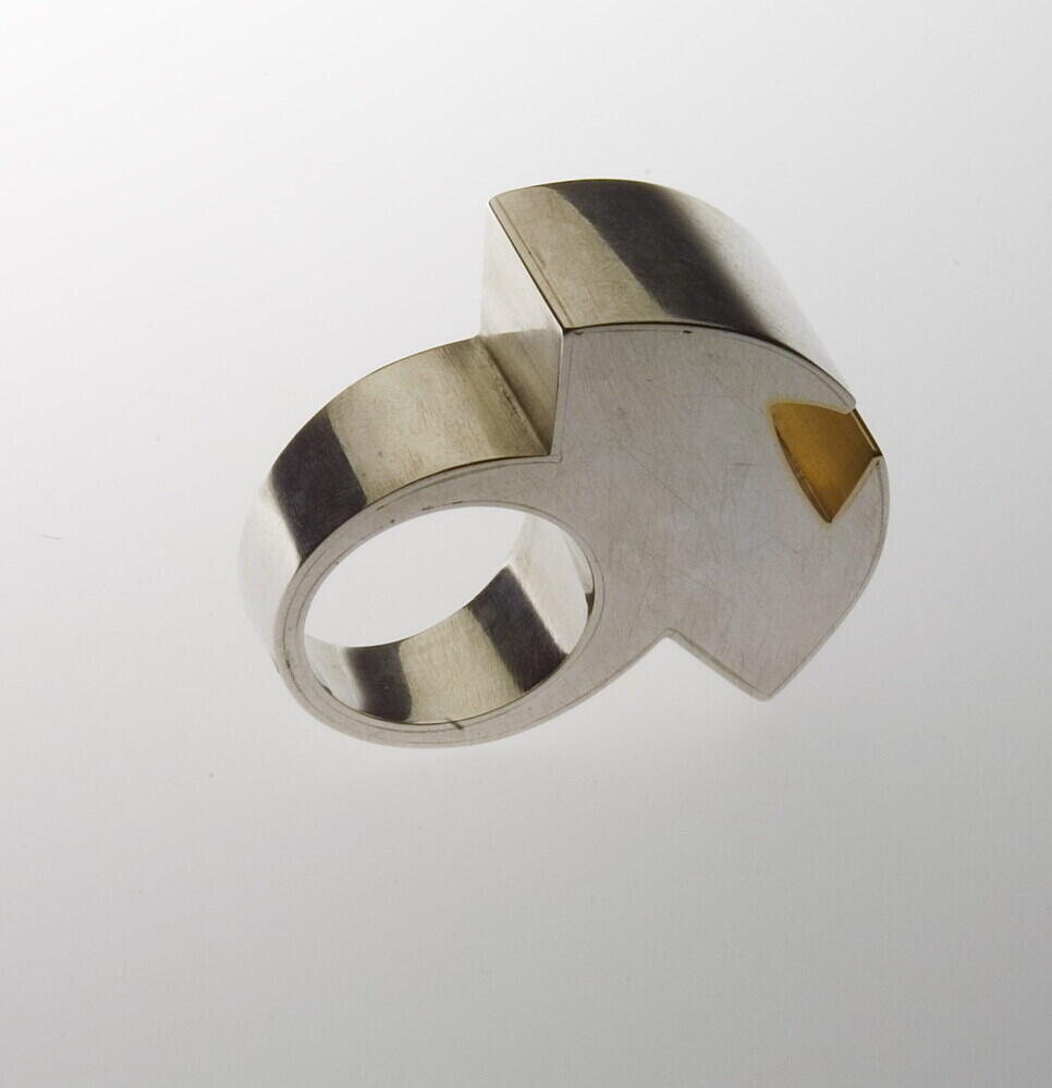 Ring van zilver en goud