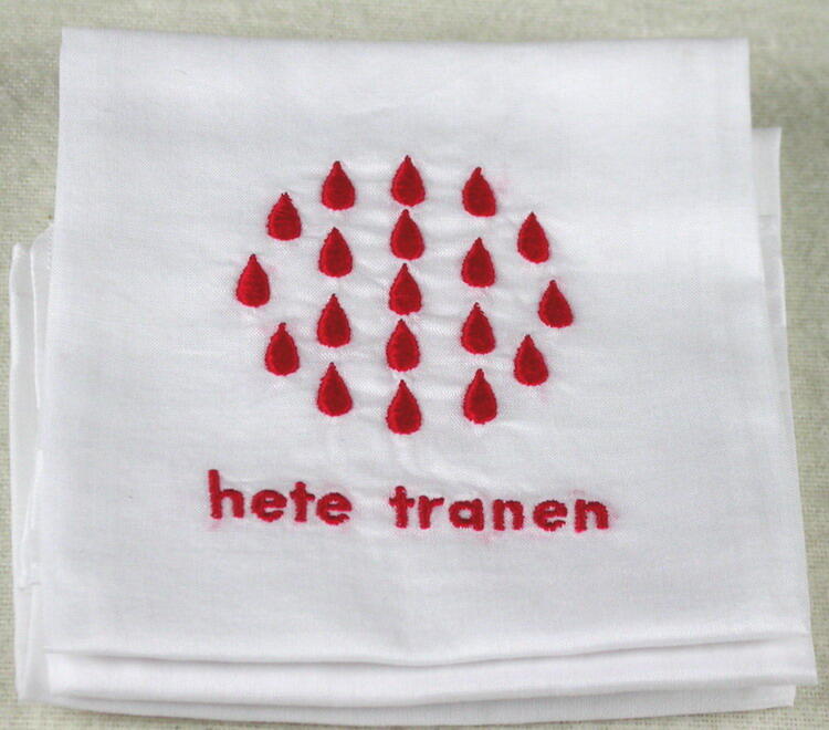 'Hete tranen' zakdoek