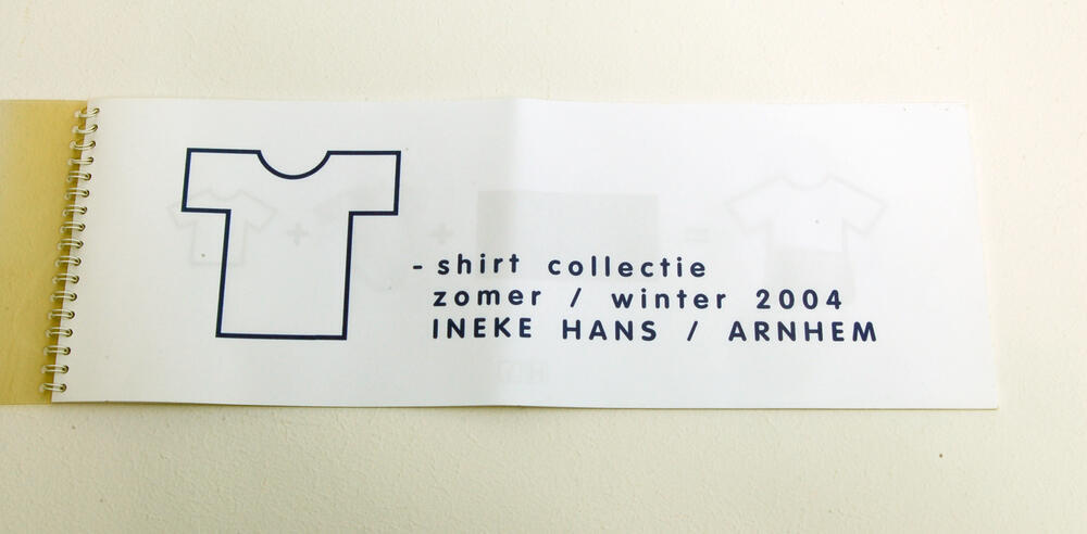 Ontwerpen voor 'shirtcollectie zomer/winter 2004'