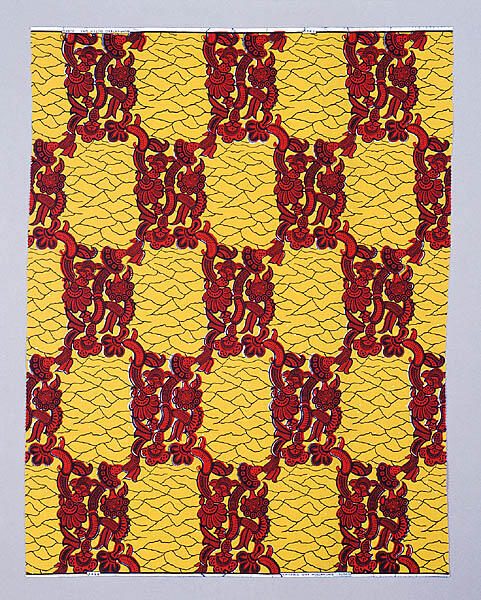 Staal-Yard, nr. 3499, in geel, rood en zwart