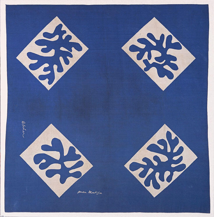 ‘Echarpe No 1’, blauwkleurige sjaal