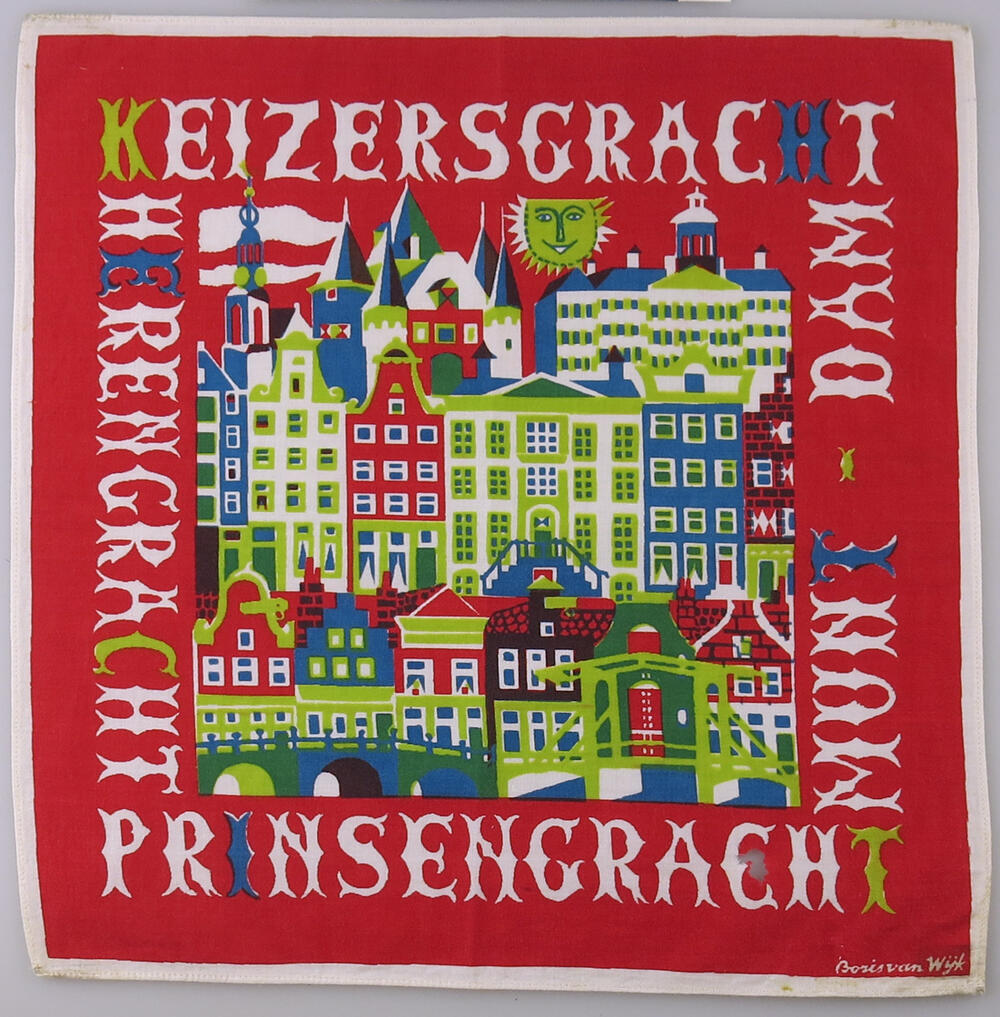 Zakdoekje 'Grachten'