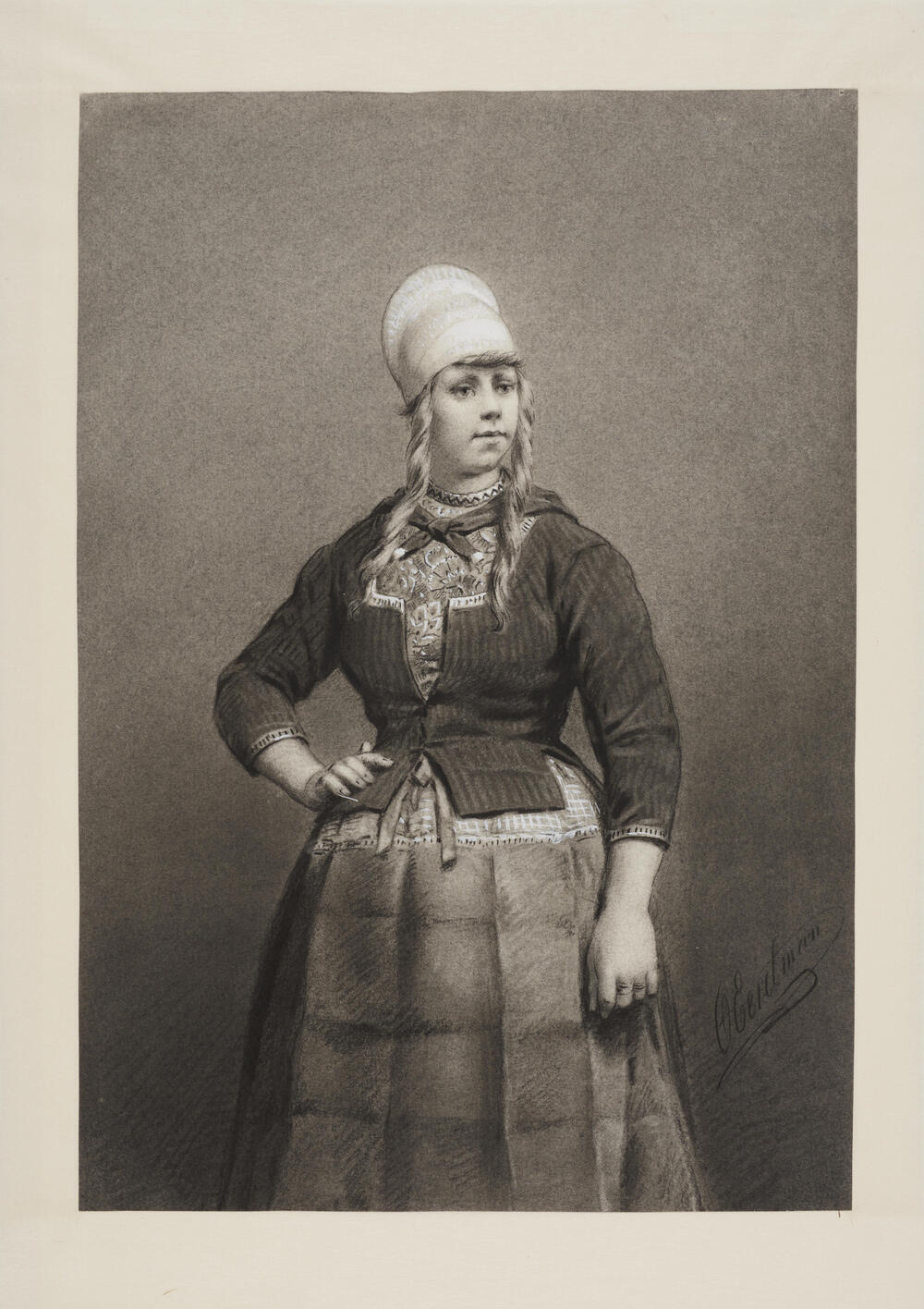 Vrouw in Marker dracht, 1875–1926