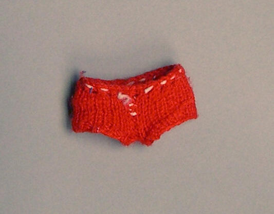 Korte broek (van Barbiepop)