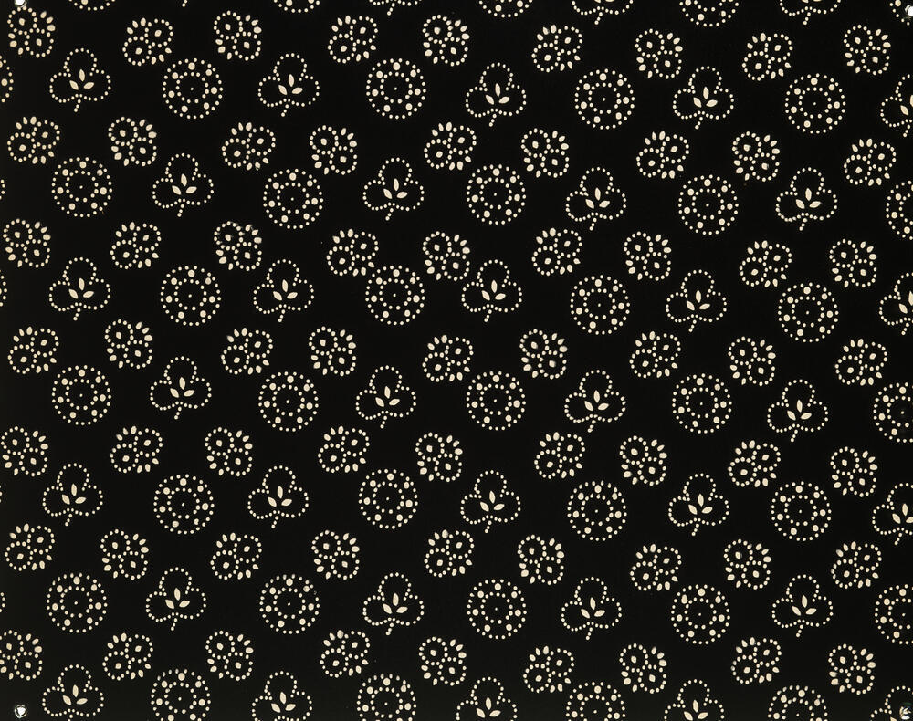 Detailopname stipwerk voor de zware rouw, 1964–1965
