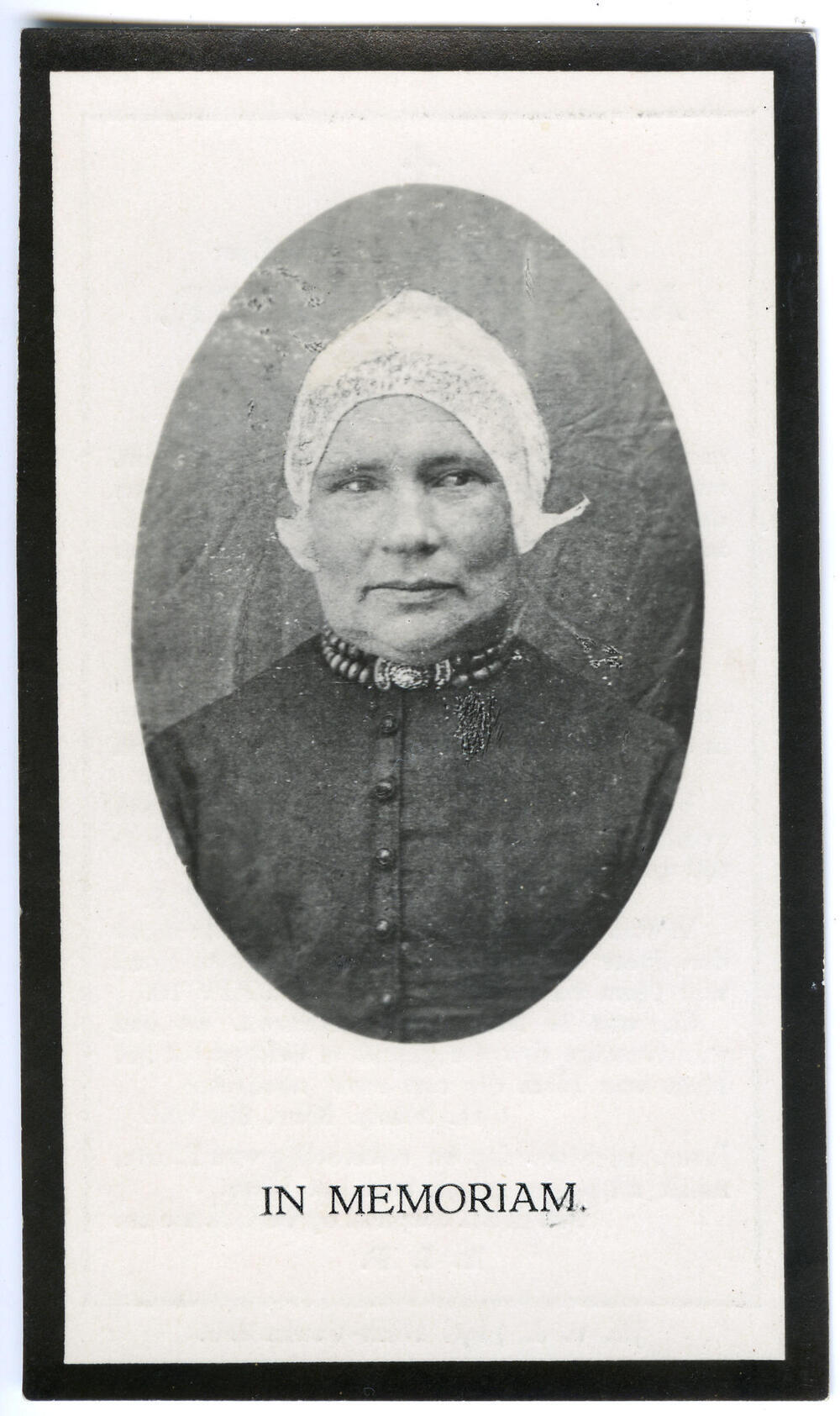 Bidprentje van Antje Meester, 1925