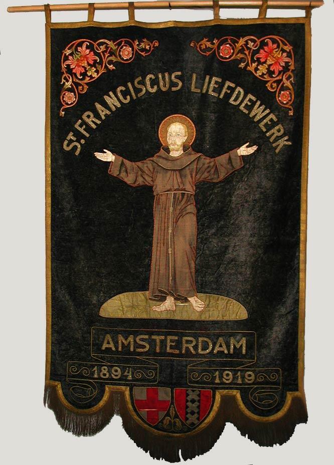 Vaandel Sint Franciscus Liefdewerk