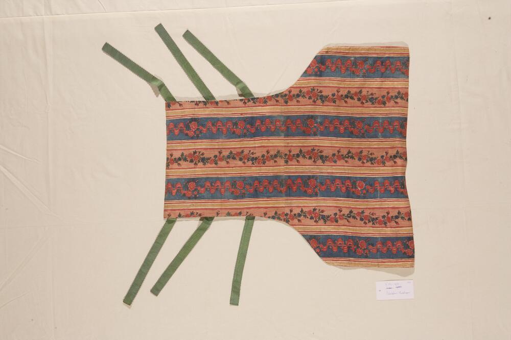 Pakdoek of wikkelkleed voor dopeling, Hindeloopen, 1775–1800