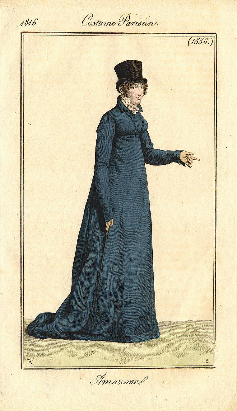 Costume Parisien, nr. 1556: Amazone
