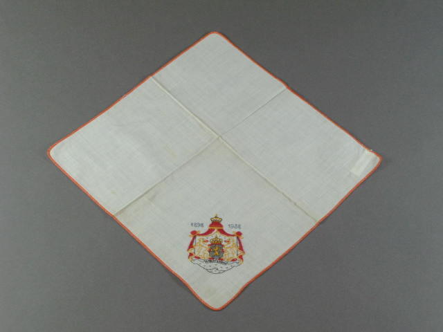 Zakdoekje 40-jarig regeringsjubileum Koningin Wilhelmina