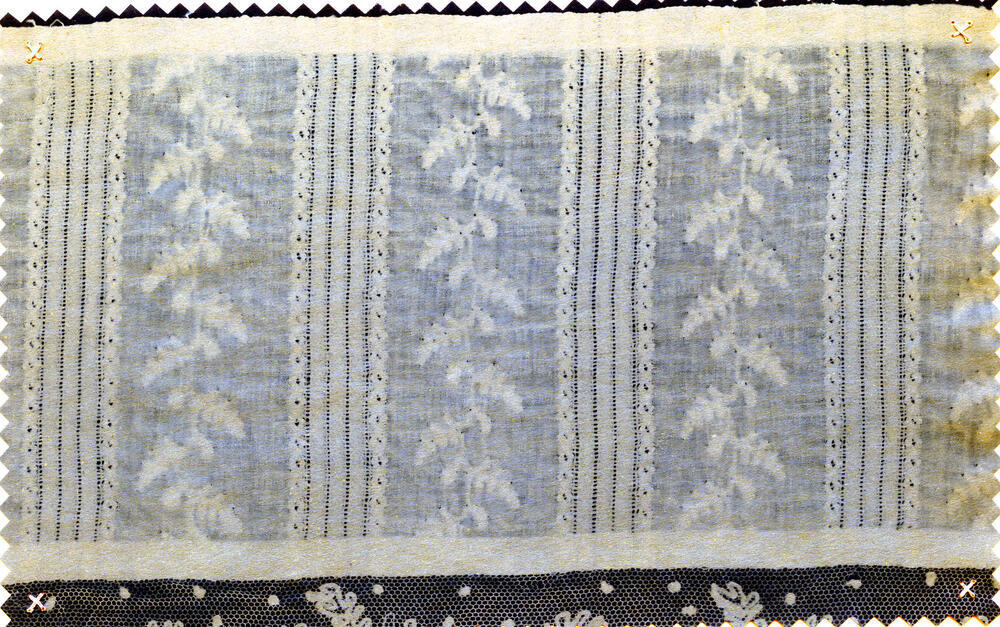 Pluumkant voor muts, Zuid-Beveland, circa 1880