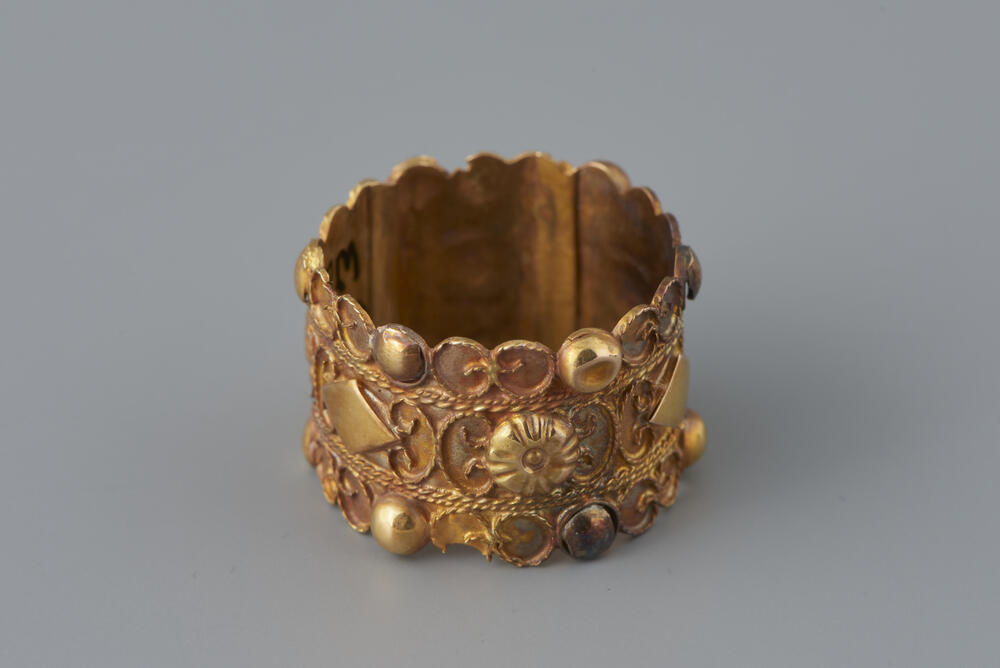 Gouden 'dopring', Walcheren, circa 1875