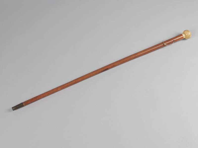 Wandelstok met ivoren knop