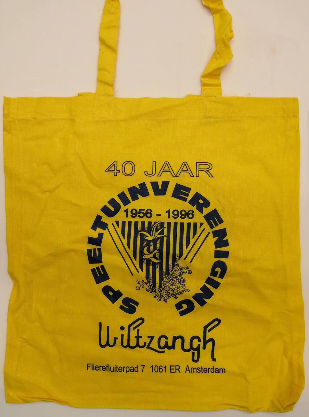 Tasje t.g.v. 40 jaar Speeltuinvereniging Wiltzangh