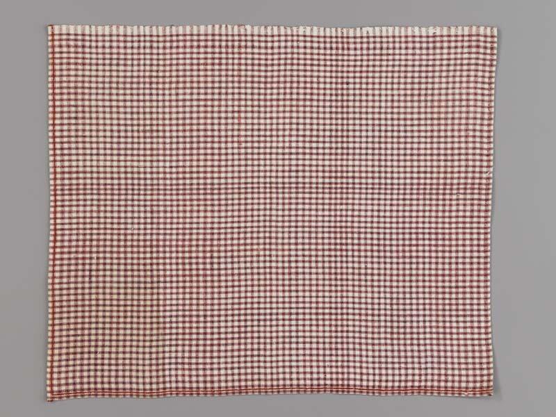 Borstlap of foarpeldook van wit, rood en blauw