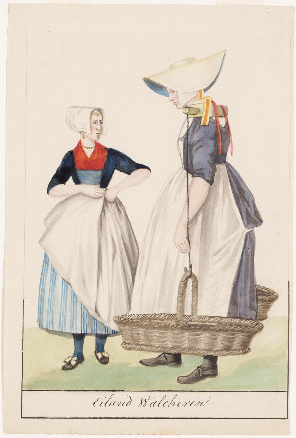 Twee vrouwen in dracht, Walcheren