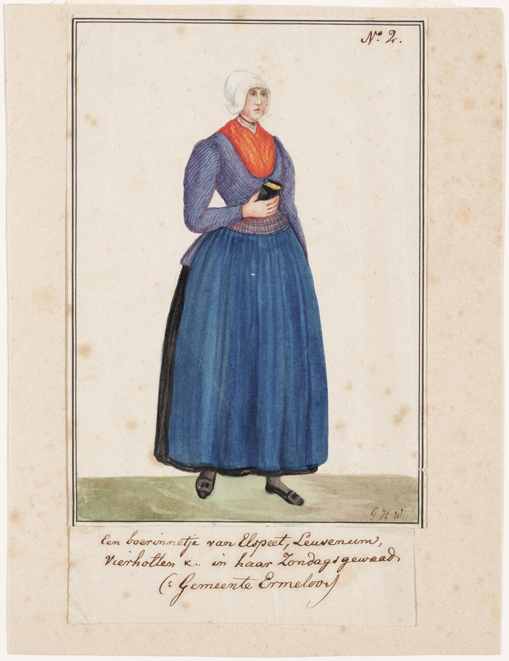 Boerin in dracht, Elspeet