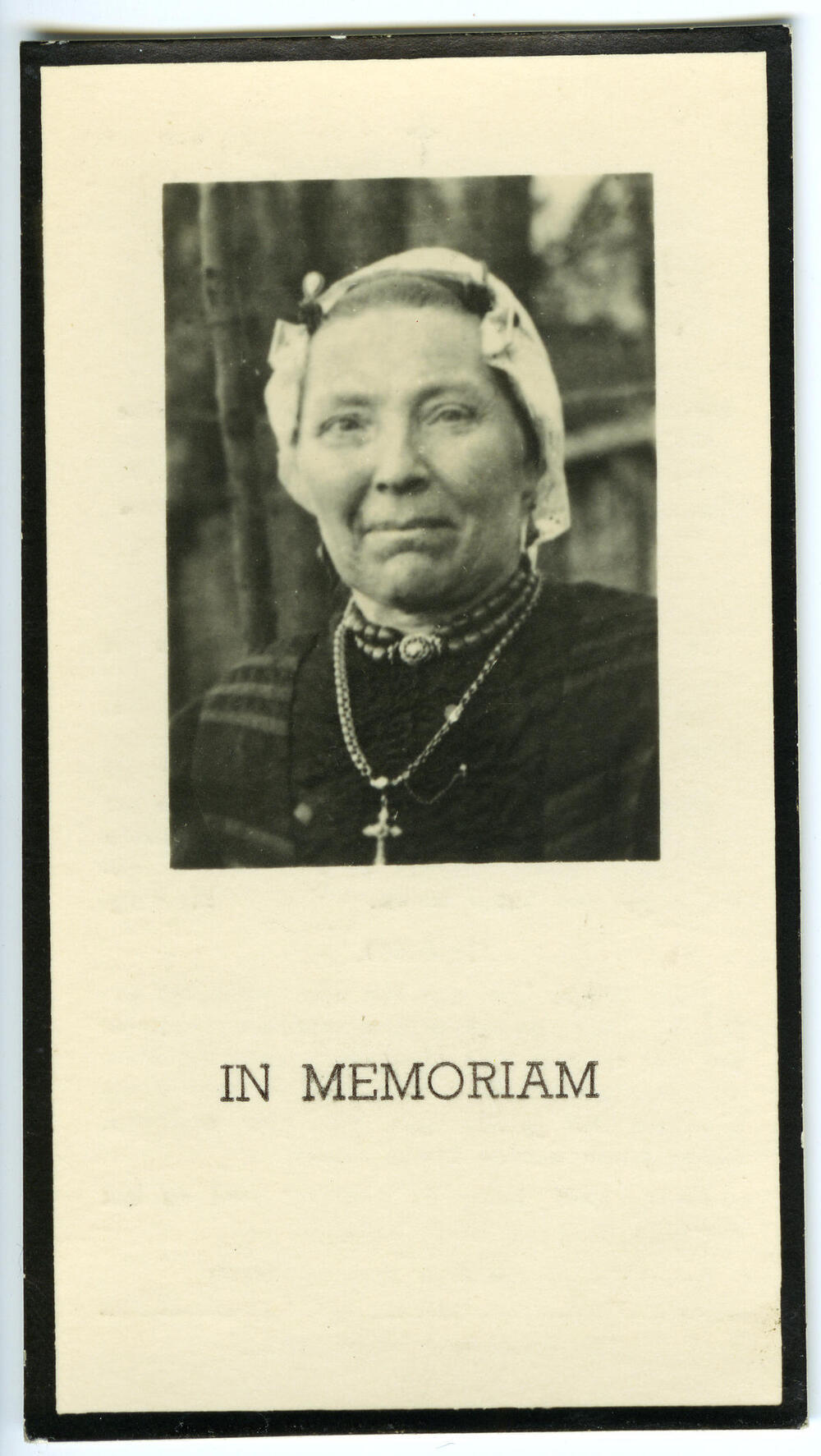 Bidprentje van Marijtje Wiebering, 1944