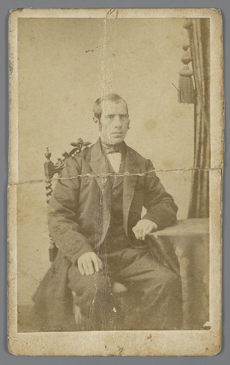 Man in streekdracht uit Delden, circa 1860