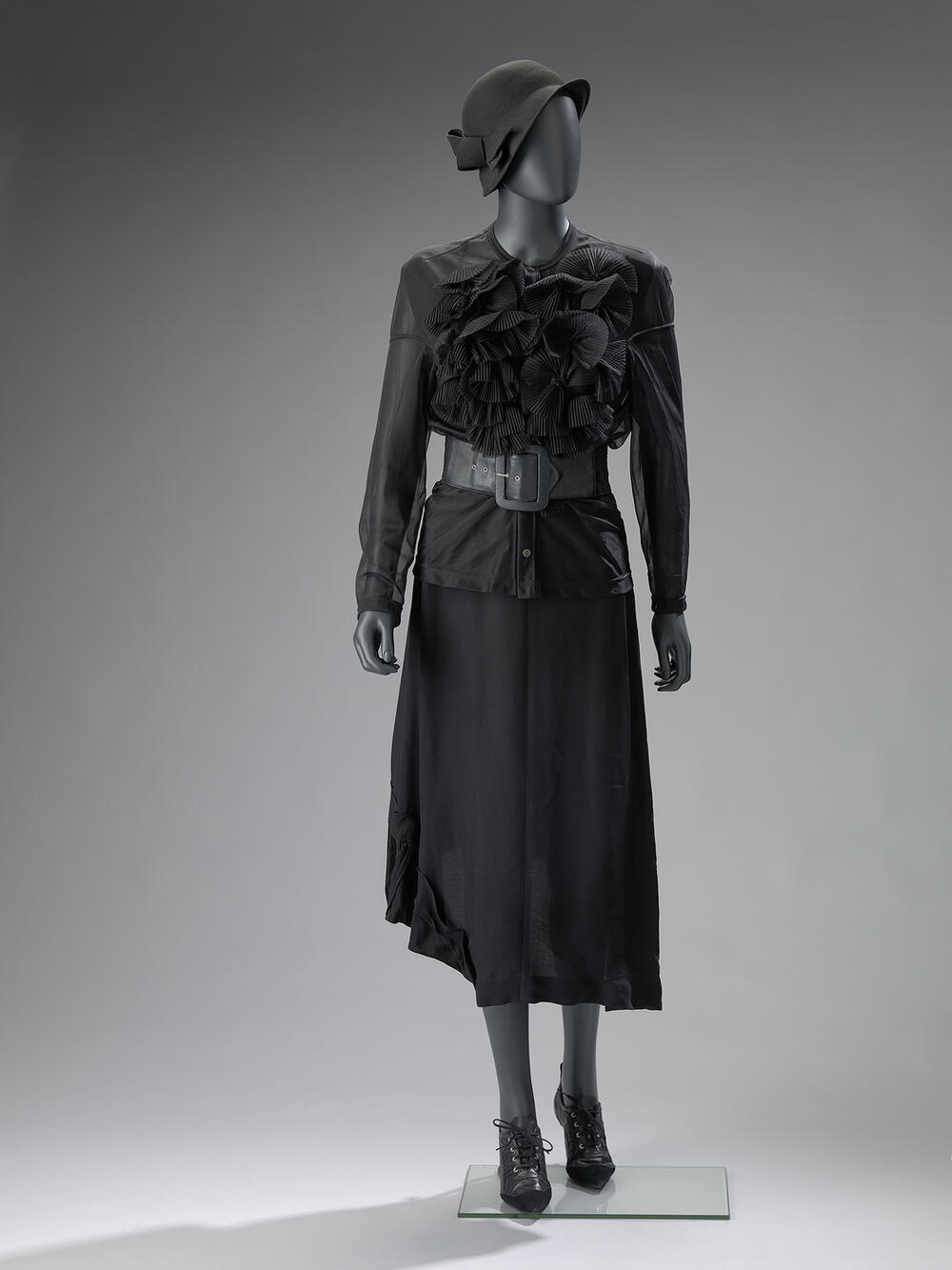 Ensemble (jurk, blouse en riem)