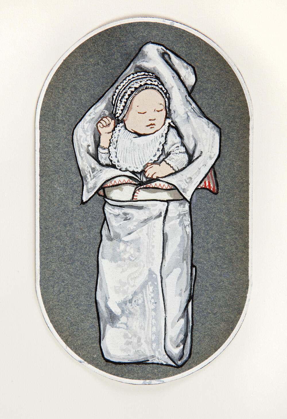 Ingebakerde baby of wikkelkind, Huizen