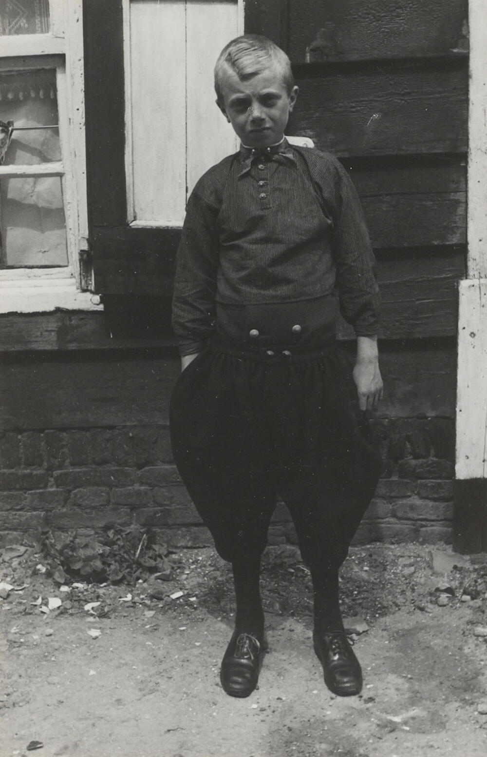 Pieter Roos in Marker dracht, 1943
