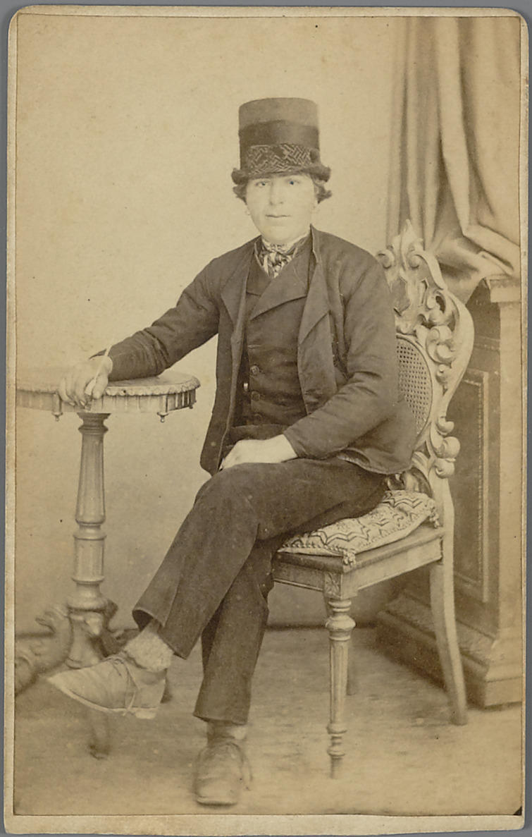 Man in Walcherse streekdracht, 1864–1878