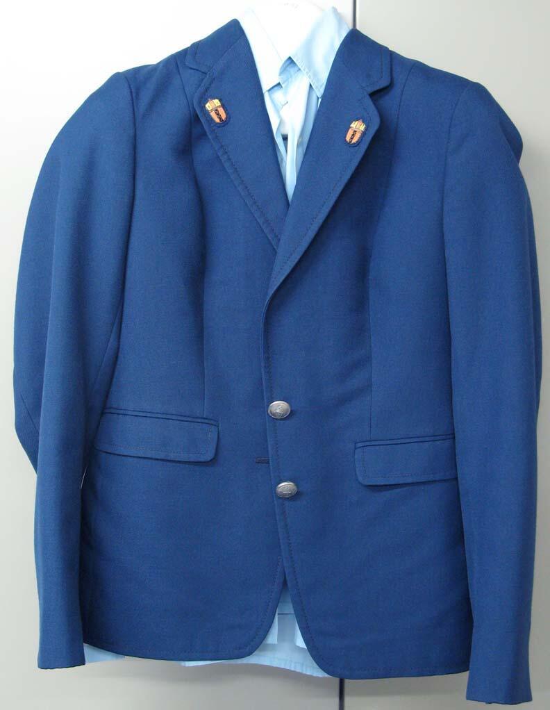 Damesuniform BBV - AHM (donkerblauw jasje met stadswapen op knopen en op revers)